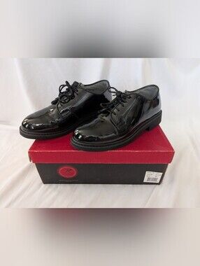ROTHCO Military Uniform Black Hi Gloss Oxford Lace Up Dress Shoes #5055 US M8